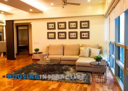 fully furnished 3-bedroom unit with parking for rent in the residences at greenbelt