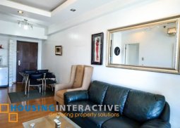 fully furnished 1-bedroom unit with balcony for sale in st. francis shangri-la place