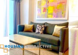 fully furnished 1-bedroom unit with balcony for rent in verve residences
