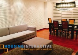 fully furnished 2br with balcony for lease at one mckinley place