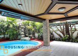 grand 2-storey, 5-bedroom house with pool for sale in ayala alabang village