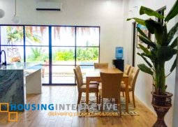 tropical 2-storey, 3-bedroom house with roof deck & pool for sale in santander