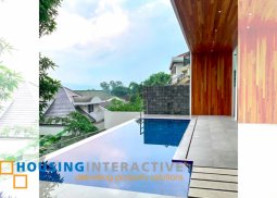 grand 2-storey, 5-bedroom house with pool for sale in ayala heights