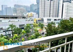 fully funished 2-bedroom unit with balcony & parking for sale in two serendra