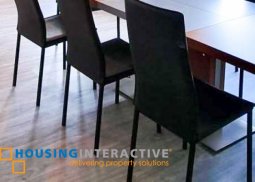 fully furnished 3-bedroom unit with parking for rent in shang grand tower