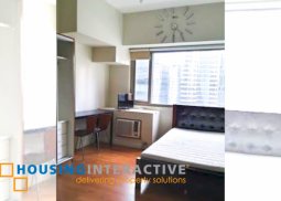 fully furnished corner studio unit for sale/rent in eton tower