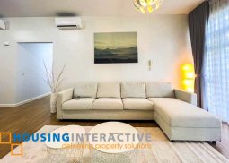 fully furnished 3-bedroom unit with parking for rent in verve