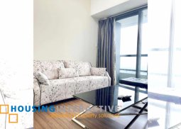 fully furnished 1-bedroom unit with balcony & parking for rent in shang salcedo place