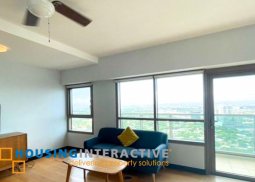 semi furnished 2-bedroom unit with balcony & parking for sale in the residences at greenbelt