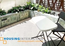 fully furnished studio unit with parking for rent in salcedo skysuites