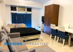 fully furnished studio unit with parking for sale in greenbelt excelsior