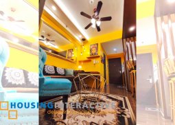 fully furnished studio unit with balcony for rent in air residences