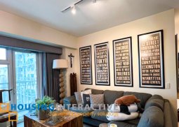 semi furnished 2-bedroom unit with balcony & parking for sale in two serendra