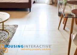 fully furnished studio unit with parking for rent in roylaton