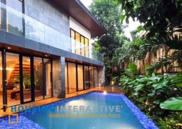 for sale - brand new modern tropical house in horseshoe, quezon city