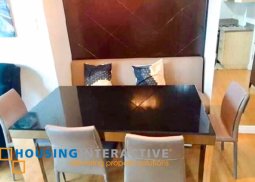 fully furnishe d1-bedroom loft unit with parking for rent in one rockwell