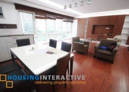 semi furnished 3br condo unit for rent at the three salcedo makati