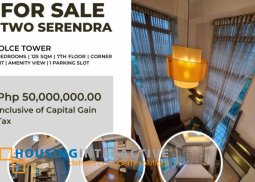 3br two serendra condo unit for rent/sale