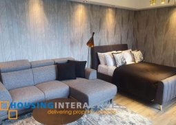 fully interiored studio unit for sale in icon plaza