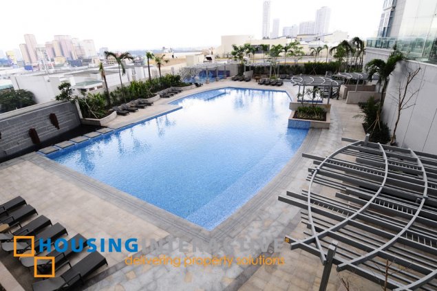 fully furnished 1 bedroom unit for rent at the st. francis shangri-la place mandaluyong