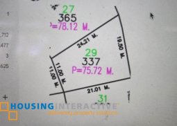 residential lot for sale in mondia