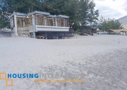 for sale lot beachfront in pundaquit zambales