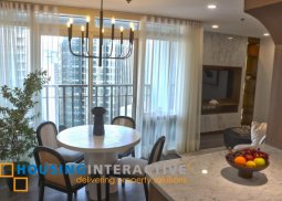 1br unit with balcony for rent in one central suites, makati