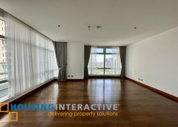 for sale/rent 3br unit - two roxas triangle, makati