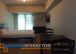 fully furnished studio unit in kroma tower for sale