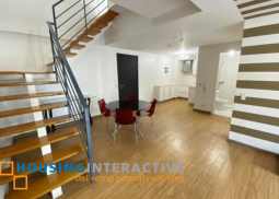 semi-furnished 3br unit with private garden for sale in mandaluyong