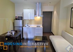 fully furnished studio unit in knightsbridge residences for rent