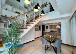 2br loft type unit for rent in the fory residences