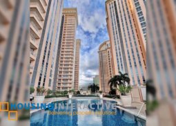 corner view fully furnished 1br for lease in taguig city
