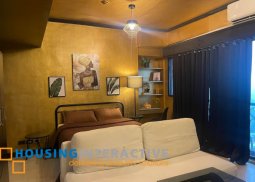 fully furnished studio unit in citadel inn makati for sale