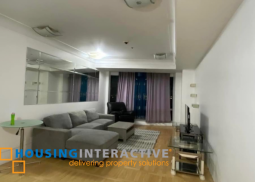 semi-furnished 2br unit in one mckinley place for lease