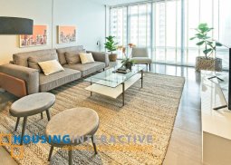 semi-furnished 2br unit in the proscenium at rockwell for sale