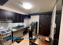 semi-furnished loft type 1br unit in the fort residences for rent