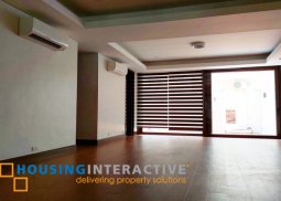 4br corner house in bel air, makati for lease