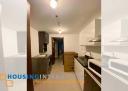 a semi furnished unit in the suites