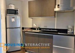 fully furnished 1br for sale in the gramercy residences