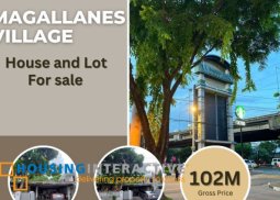 lot with old house for sale - magallanes village