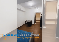 a studio type unit with balcony in palm beach tower