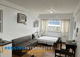 studio unit for rent in the columns makati