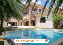 morocan themed two storey house for lease in ayala alabang village