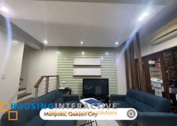 townhouse w/ attic for sale in mariposa, quezon city