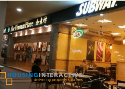 corner studio unit just above the mall