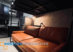mid-century industrial furnished unit for rent in avida towers sola, qc