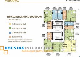 studio unit for sale at verano ,annapolis
