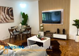 for lease: newly renovated and interiored studio with parking in makati