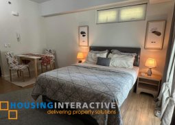 a studio type unit for lease in solstice tower